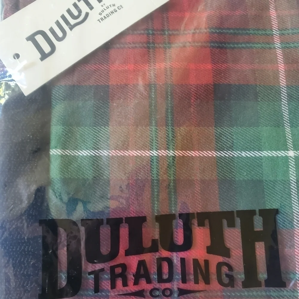 Duluth Trading Co‎ Free Swingin Dog Lovin Flannel Colorful Plaid Bandana